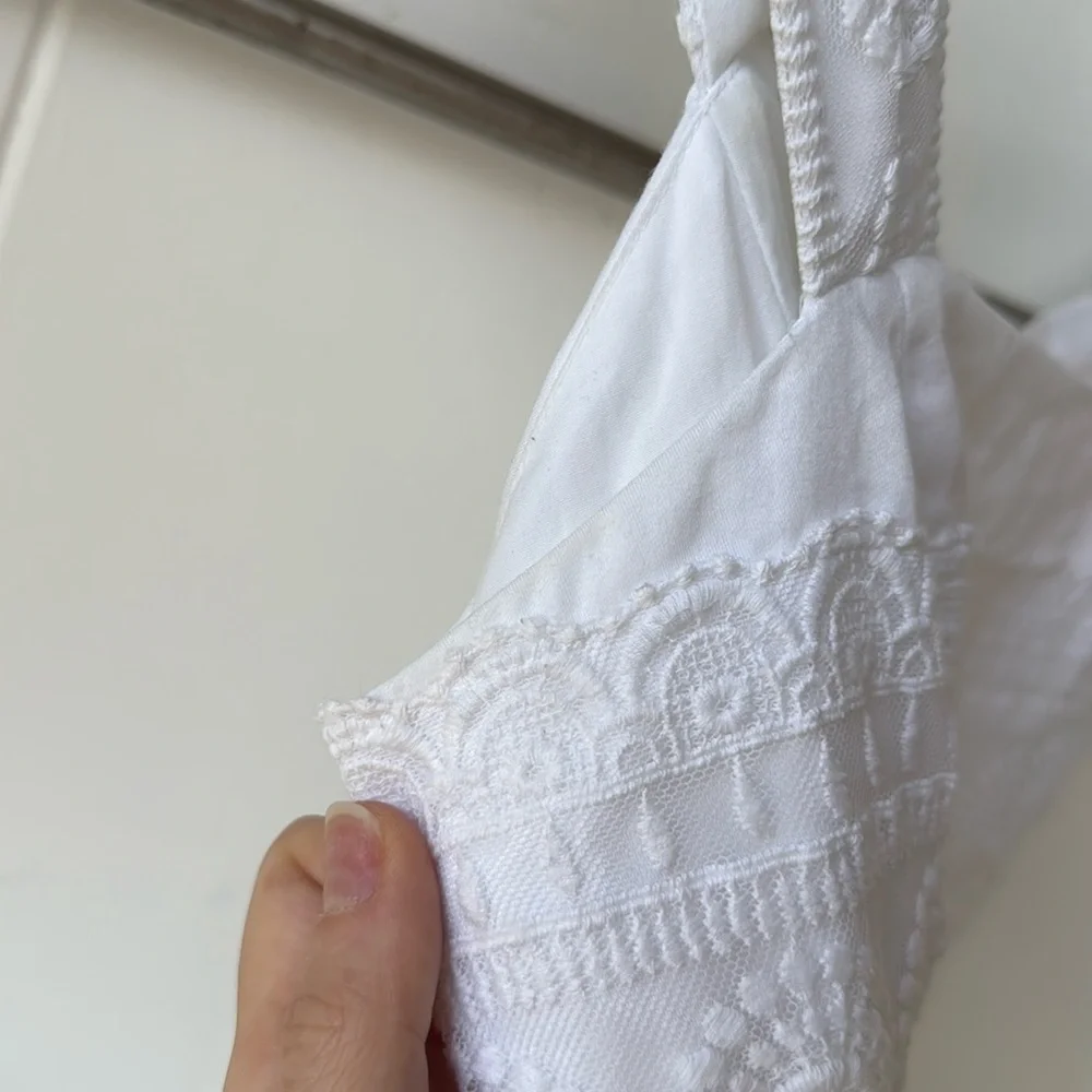 Lilly Pulitzer For the Love of Lace Bree White Sleeveless Dress 0 - Picture 7 of 8